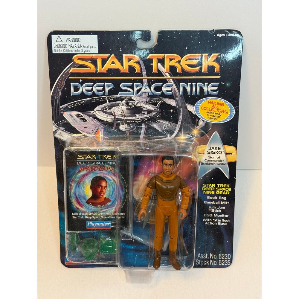 Star Trek Janke Sisko Action Figure with EXCLUSIVE SPACE CAP